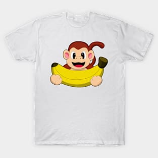 Monkey with Banana T-Shirt